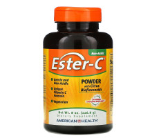 American Health, Ester-C, порошок с цитрусовыми биофлавоноидами, 8 жидких унций (226.8 г)