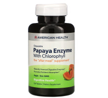 American Health, Энзим папайи с хлорофиллом, 250 жевательных таблеток