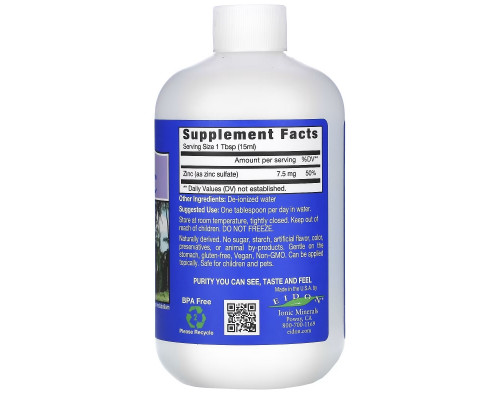 Eidon Mineral Supplements Ионные минералы цинк 19 унций (533 мл) Eidon Mineral Supplements Ионные минералы цинк 19 унций (533 мл)