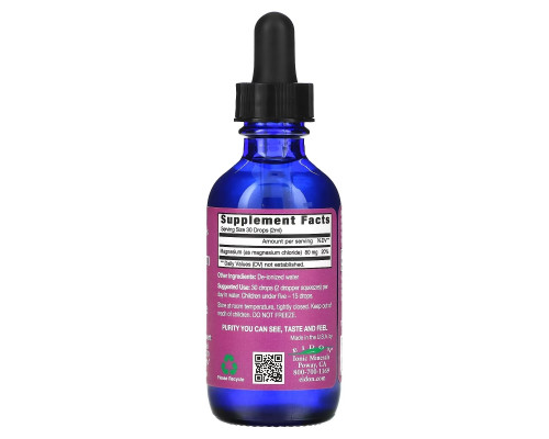 Eidon Mineral Supplements Магний жидкий концентрат 2 унции (60 мл) Eidon Mineral Supplements Магний жидкий концентрат 2 унции (60 мл)