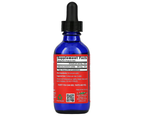Eidon Mineral Supplements Йод Жидкий Концентрат 2 унции (60 мл) Eidon Mineral Supplements Йод Жидкий Концентрат 2 унции (60 мл)