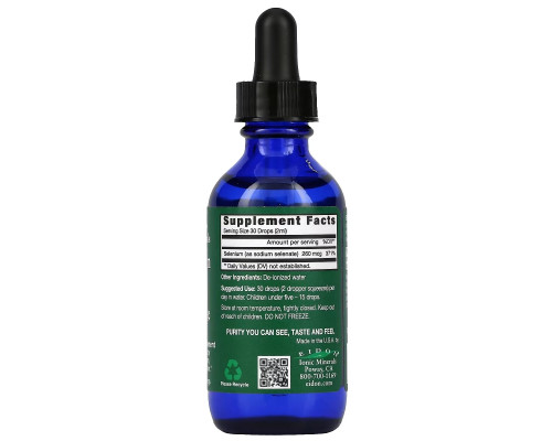 Eidon Mineral Supplements, Селен, жидкий концентрат, 2 унции (60 мл) Eidon Mineral Supplements, Селен, жидкий концентрат, 2 унции (60 мл)