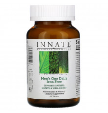Innate Response Formulas, Men's One Daily, без железа, 60 таблеток