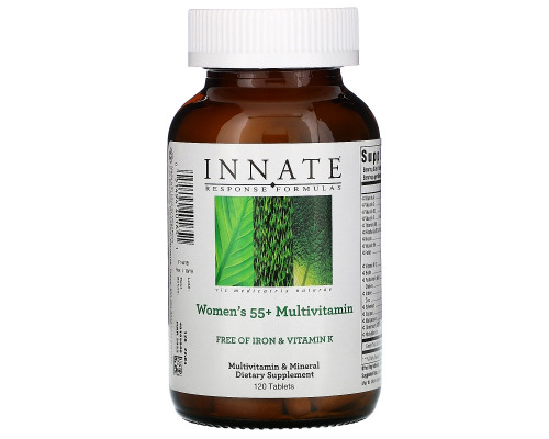 Innate Response Formulas, Мультивитаминный комплекс для женщин 55+, 120 таблеток