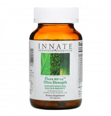 Innate Response Formulas, Ультра интенсивный пробиотик Флора 20-14, 60 капсул (Ice)