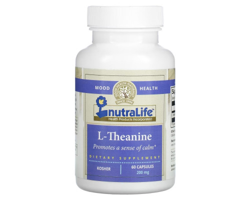 NutraLife L-Теанин 200 мг 60 Капсул NutraLife L-Теанин 200 мг 60 Капсул