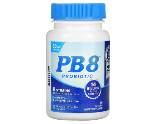 Nutrition Now, PB8, оригинальная формула, 60 капсул Nutrition Now, PB8, оригинальная формула, 60 капсул