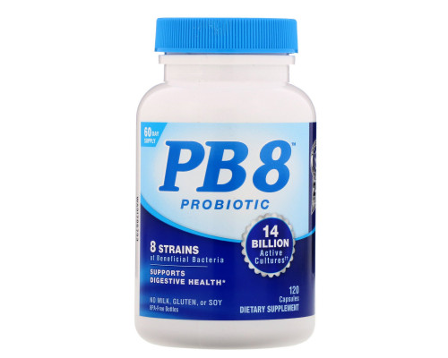 Nutrition Now, PB8, оригинальный состав, 120 капсул