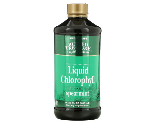 Buried Treasure, Liquid Chlorophyll, Spearmint, 16.23 fl oz (480 ml) Buried Treasure, Liquid Chlorophyll, Spearmint, 16.23 fl oz (480 ml)