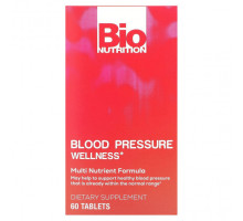Растительные экстракты и настойки Bio Nutrition, Здоровье кровяного давления, 60 таблеток