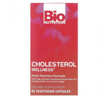 Для сердца и сосудов Bio Nutrition, Cholesterol Wellness, 60 вегетарианских капсул