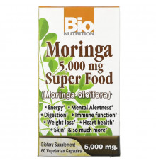 Bio Nutrition Суперпродукт Моринга 5000 мг 60 растительных капсул