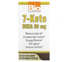 Мужское здоровье Bio Nutrition, 7-цето ДГЭА, 50 мг, 50 вегетарианских капсул