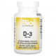 Витамин D Bio Nutrition, D-3, 300 мкг, 50 вегетарианских капсул