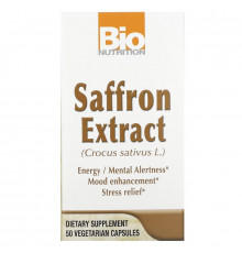 Bio Nutrition Экстракт шафрана 50 капсул на растительной основе