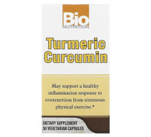 Имбирь и куркума Bio Nutrition, Куркумин, куркумин, 50 вегетарианских капсул