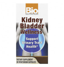 Здоровье мочеполовой системы Bio Nutrition, Kidney Bladder Wellness, 60 вегетарианских капсул