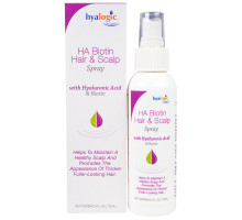 Hyalogic LLC, HA Biotin Hair & Scalp Spray, 4 fl oz (118 ml)