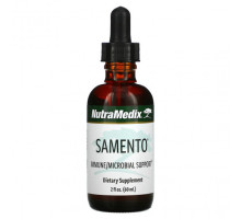БАДы для укрепления иммунитета NutraMedix, Samento, поддержка иммунитета и микробов, 60 мл (2 жидк. Унции)