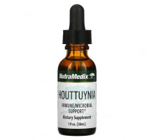 БАДы для укрепления иммунитета NutraMedix, Houttuynia, поддержка иммунитета и микробов, 30 мл (1 жидк. Унция)