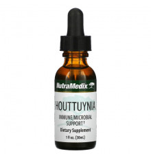 БАДы для укрепления иммунитета NutraMedix, Houttuynia, поддержка иммунитета и микробов, 30 мл (1 жидк. Унция)