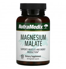 NutraMedix, Magnesium Malate, 120 Vegetable Capsules