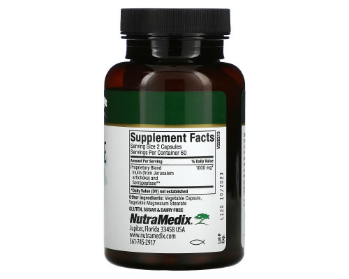 NutraMedix, Serrapeptase with Inulin, 120 Vegetable Capsules NutraMedix, Serrapeptase with Inulin, 120 Vegetable Capsules