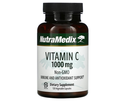 NutraMedix, Vitamin C, 1,000 mg, 120 Vegetable Capsules NutraMedix, Vitamin C, 1,000 mg, 120 Vegetable Capsules