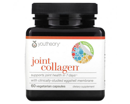 Для мышц и суставов Youtheory, Joint Collagen, 60 вегетарианских капсул Для мышц и суставов Youtheory, Joint Collagen, 60 вегетарианских капсул