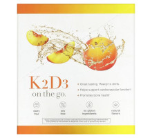 Youtheory, K2D3 On Th Go, Peach, 12 Packets, 1 fl oz (30 ml) Each
