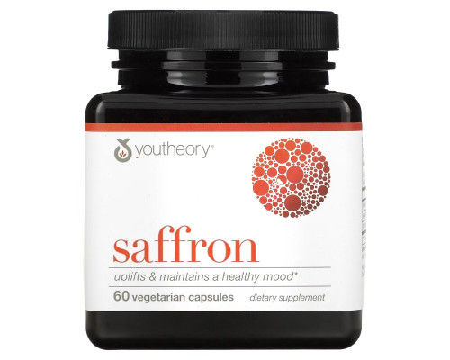 Youtheory, Saffron, 60 Vegetarian Capsules Youtheory, Saffron, 60 Vegetarian Capsules