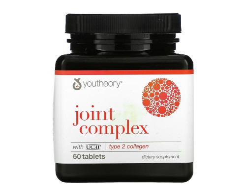 Youtheory, Joint Complex with UC-11, Type 2 Collagen, 60 Tablets Youtheory, Joint Complex with UC-11, Type 2 Collagen, 60 Tablets