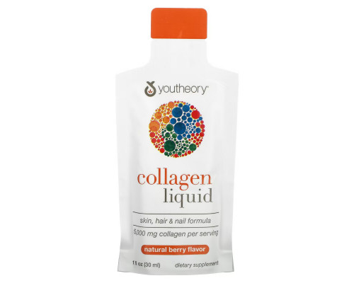 Youtheory, Liquid Collagen, Natural Berry, 12 Liquid Tubes, 1 fl oz (30 ml) Each Youtheory, Liquid Collagen, Natural Berry, 12 Liquid Tubes, 1 fl oz (30 ml) Each