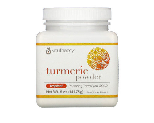 Youtheory, Turmeric Powder, Tropical, 5 oz (141.75 g) Youtheory, Turmeric Powder, Tropical, 5 oz (141.75 g)