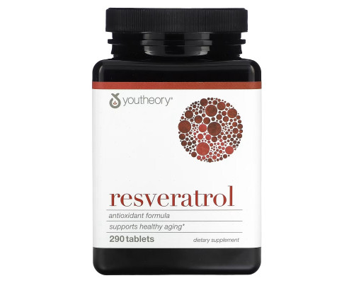 Youtheory, Resveratrol Anti-Aging, 290 Count Youtheory, Resveratrol Anti-Aging, 290 Count
