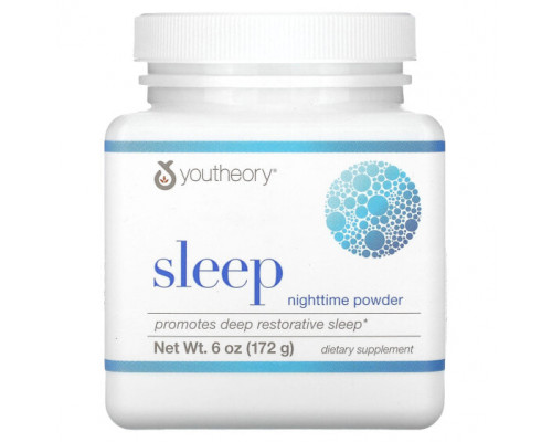 Для здорового сна Youtheory, Sleep, ночной порошок, 172 г (6 унций) Для здорового сна Youtheory, Sleep, ночной порошок, 172 г (6 унций)