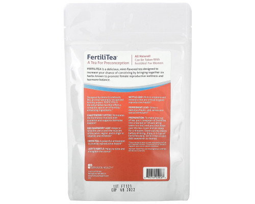 Fairhaven Health Fertili Tea Чай для повышения фертильности 3 унции