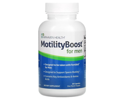 Fairhaven Health MotilityBoost для мужчин 60 Растительные капсулы Fairhaven Health MotilityBoost для мужчин 60 Растительные капсулы
