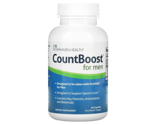 Fairhaven Health, CountBoost для мужчин, 60 капсул Fairhaven Health, CountBoost для мужчин, 60 капсул