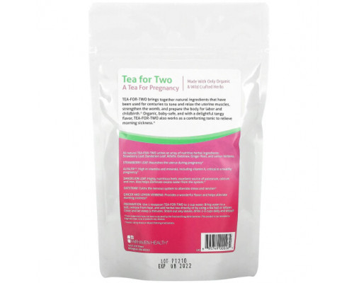 Травяные сборы и чаи Fairhaven Health, Tea-for-Two, чай для беременных, 4 унции Травяные сборы и чаи Fairhaven Health, Tea-for-Two, чай для беременных, 4 унции
