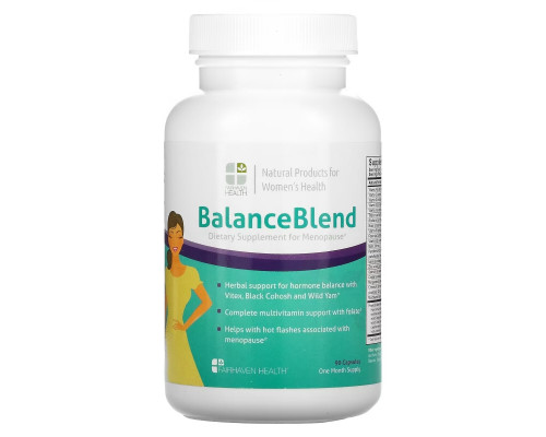 Fairhaven Health, Balance Blend For Menopause, 90 капсул Fairhaven Health, Balance Blend For Menopause, 90 капсул