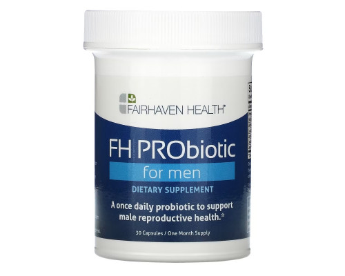 Fairhaven Health, FH PRObiotic for Men, 30 Capsules Fairhaven Health, FH PRObiotic for Men, 30 Capsules