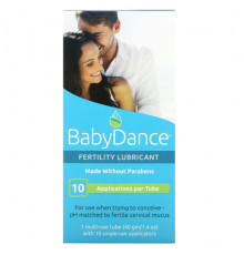 Женское здоровье Fairhaven Health, Baby Dance, лубрикант для зачатия, 1 универсальный тюбик с 10 одноразовыми аппликаторами