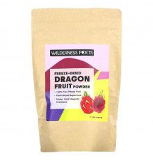 Wilderness Poets LLC, Freeze Dried Dragon Fruit Powder, Pink Pitaya, 12 oz (340 g)