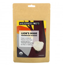 Wilderness Poets LLC, Organic Lions Mane Mushroom Powder, 3.5 oz (99 g)