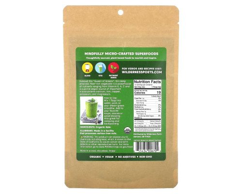 Wilderness Poets LLC, Kale Powder, 3.5 oz (99 g) Wilderness Poets LLC, Kale Powder, 3.5 oz (99 g)