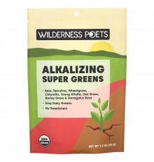 Wilderness Poets LLC, Organic Alkalizing Super Greens, 3.5 oz (99 g)