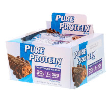 Pure Protein, Жевательный батончик с шоколадной крошкой, 6 батончиков, 1,76 унции (50 г) каждый