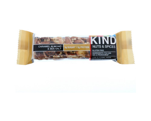KIND Bars Nuts & Spices Caramel Almond & Sea Salt 12 Bars KIND Bars Nuts & Spices Caramel Almond & Sea Salt 12 Bars