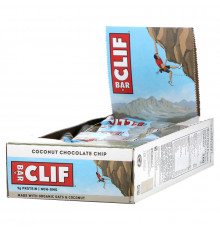 Clif Bar, Energy Bar, Coconut Chocolate Chip, 12 Bars, 2.40 oz (68 g) Each